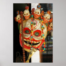 Glückliche Grinsen-Maske Posterdrucke