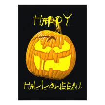 Glückliche Halloween-Einladung