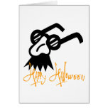 Glückliche Halloween-Komödien-Maske Karten