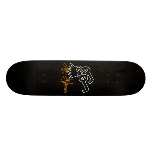 Glückliche Halloween-Komödien-Maske Skateboarddecks