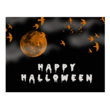 Glückliche Halloween-Postkarte