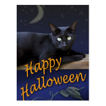 Glückliche Halloween-Postkarte