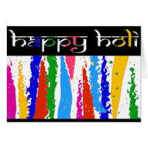 Glückliche Holi Grüße Grußkarten