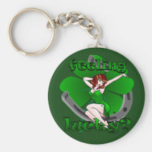 Glückliche Keychain Retro Schlüsselkette Pin-oben  Schlüsselband