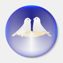 Glückliche kleine Vögel Magnete