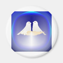 Glückliche kleine Vögel Magnete