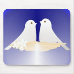Glückliche kleine Vögel Mauspad