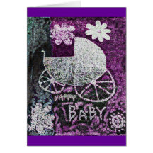 Glückliche neue Baby-Collage Grußkarte