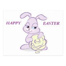 Glückliche Ostern-Postkarte