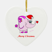Glückliche Pinkie-frohe Weihnacht-Verzierung Ornament