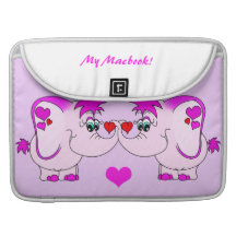 Glückliche Pinkie-Valentinstag-MacBook Pro-Hülse Sleeve Für MacBooks