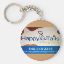 Glückliche Schwänze Keychain Schlüsselband