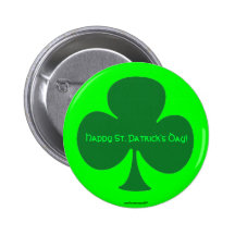 Glücklichen St Patrick Tag Button
