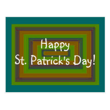 Glücklichen St Patrick Tag Postkarten