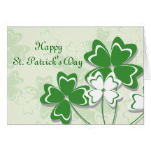 Glücklichen St Patrick Tageskarte