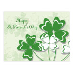 Glücklichen St Patrick Tagespostkarte