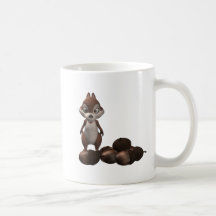 Glücklicher Eichhörnchen-Becher Tee Tasse