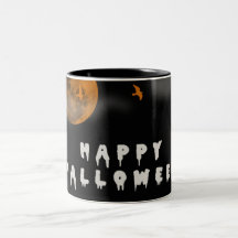 Glücklicher Halloween-Becher Haferl