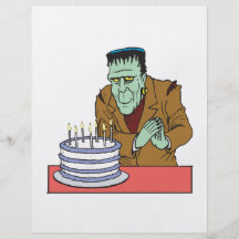 Glücklicher Halloween-Geburtstag Individuelle Flyer