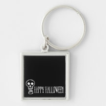 Glücklicher Halloween-Schädel 1 Schlüsselband