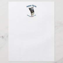 Glücklicher Houla Hund Flyer