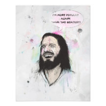 Glücklicher Jesus Individuelle Ankündigskarten