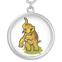 Glücklicher kleiner Elefant Amuletten
