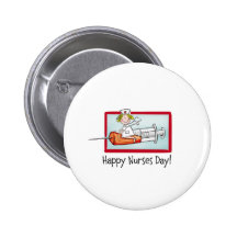 Glücklicher Krankenschwester-Tag Buttons