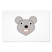 Glücklicher MäuseCartoon Photographischer Druck
