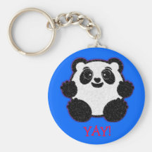 Glücklicher Panda Schlüsselband