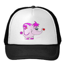 Glücklicher Pinkie Baseball Kappen