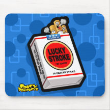 Glücklicher Schlagmann Mousepad Retro