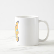 Glücklicher Schmetterling Kaffee Haferl