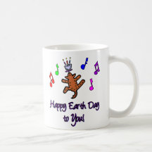 Glücklicher Tag der Erde-Becher Teetasse