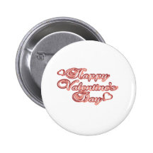 Glücklicher Valentinstag Button