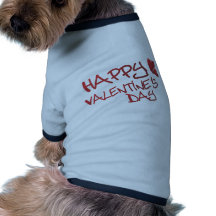 glücklicher Valentinstag Hundeshirt