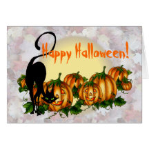 GLÜCKLICHES HALLOWEEN durch SHARON SHARPE Grußkarten