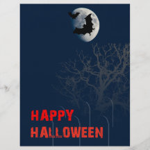 Glückliches Halloween Flyerdesign