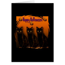 GLÜCKLICHES HALLOWEEN! GRUßKARTEN