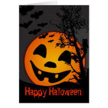 Glückliches Halloween Grußkarten