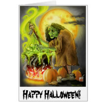 Glückliches Halloween! Grußkarten