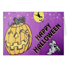 Glückliches Halloween! Karte