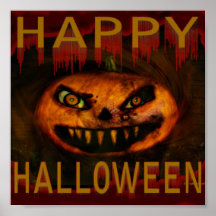 Glückliches Halloween! Plakate