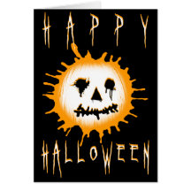 glückliches Halloween: splatolantern Karte