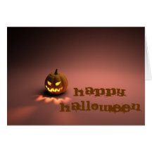 Glückliches Halloween tcard Karte
