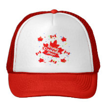 Glückliches Kanada-TagesParty Baseballcap