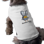 Glückliches Ostern-Huhn im Häschenkostüm Hunde-t-shirt