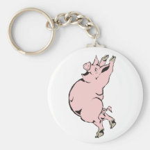 glückliches Schwein Sau happy pig hog Schlüsselbänder