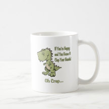 Glückliches T-Rex Kaffee Tassen