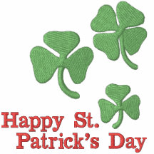 Glückliches T-Shirt St. Patricks Tages Bestickte Polos